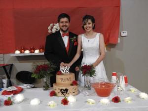 Ashton & Wyatt with Cake
