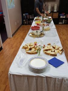 Bridal Shower pic table with refreshments 3