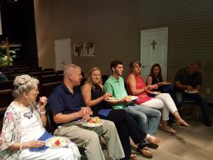 Bridal Shower pic with bride and groom and family 5