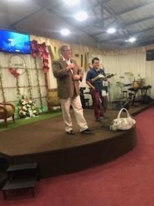 Equador Trip Paul preaching with interpreter