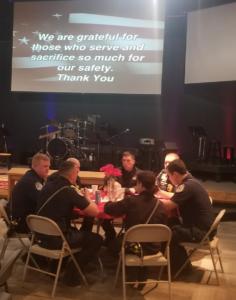 First Responders Part 2 table view plus overhead