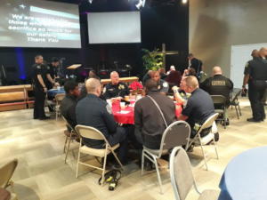 First responders close up in sanctuary