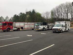 First responders fire trucks and ambulances