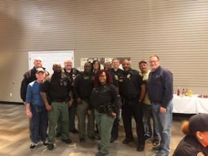 First responders group picture inside