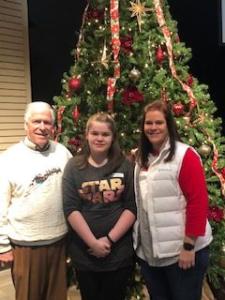 LMMDI 2018 Heather, Maggie, and Ron, Heather's Dad