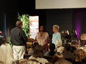 New members Rose and Beverly With Paul