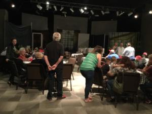 Play picture with audience