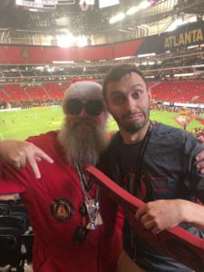 Tolik with Santa