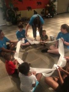 VBS Kids sitting in circle