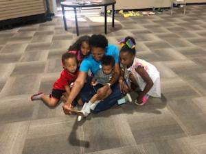 VBS Sheleta Johnson and children