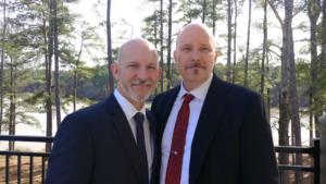 Wedding Kris and Tylie - Donald with his best Friend, Bill Lillard